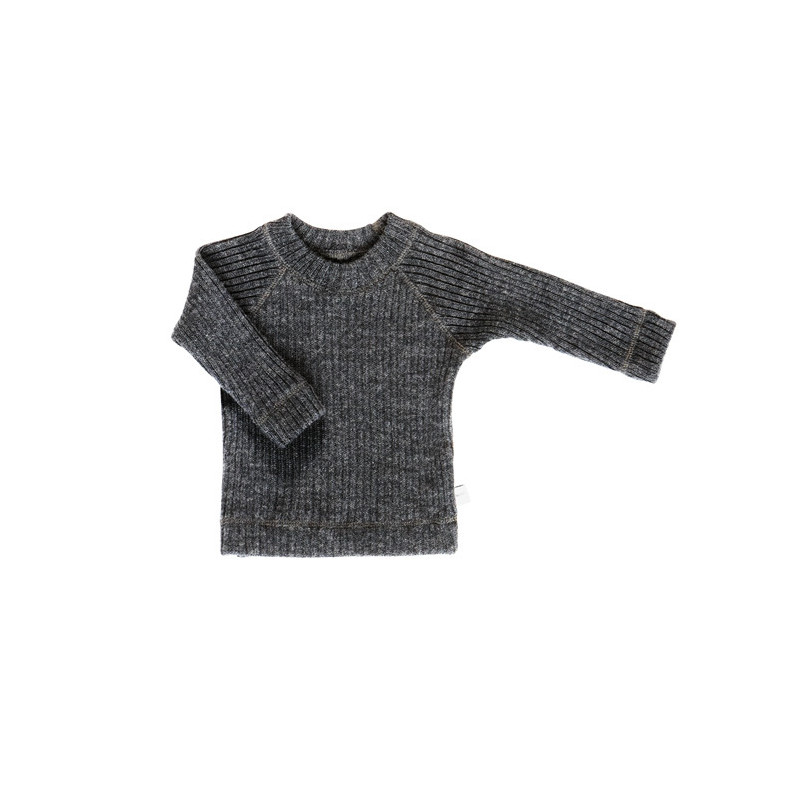 Joha woolen knitted sweater grey (16590)