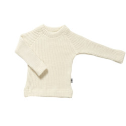 Joha woolen knitted sweater natural (16590)