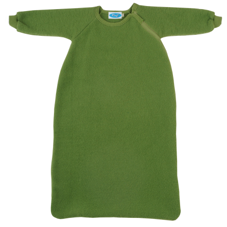 Reif merino woolfleece sleeping bag with long sleeves apfel